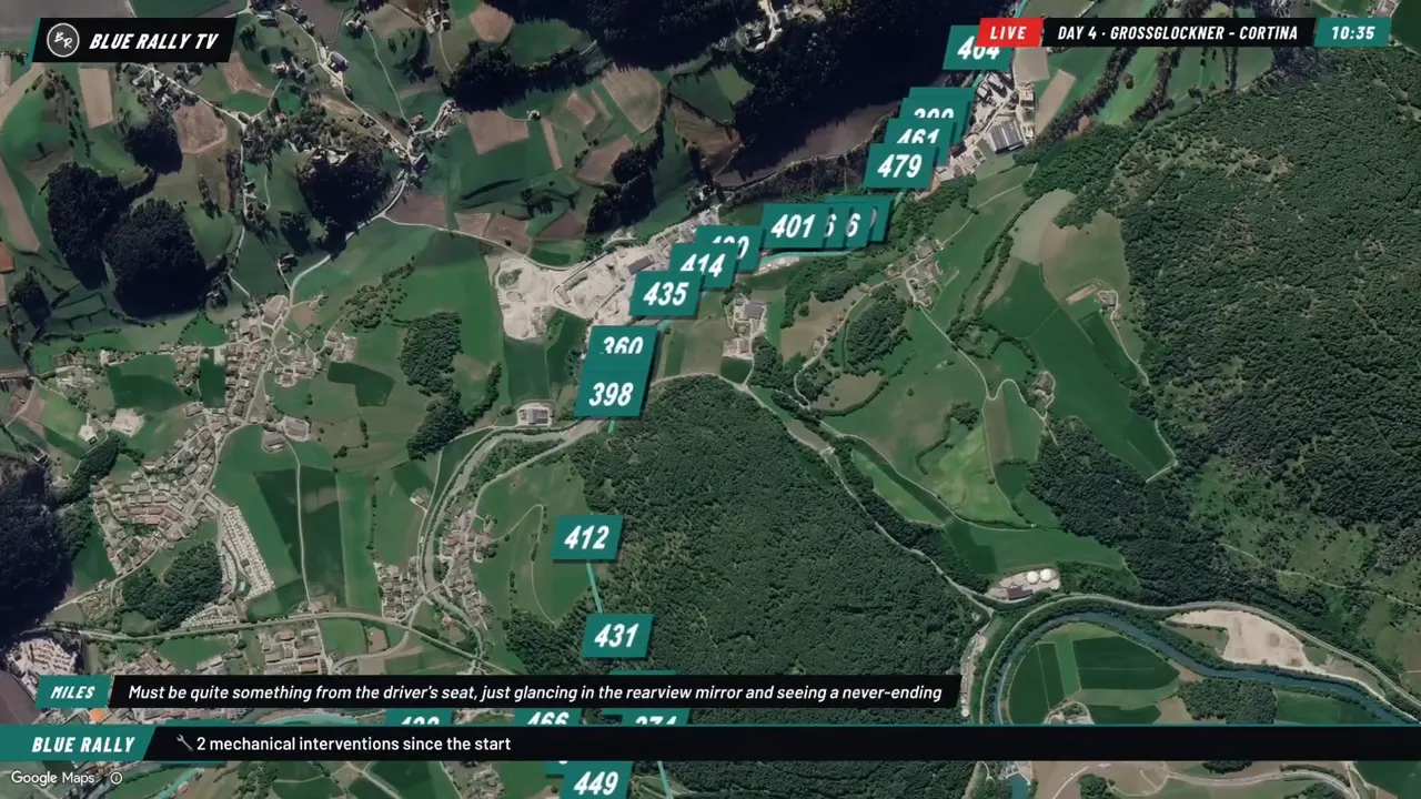 Image de RaidLine TV pendant une étape de Blue Rally Europe